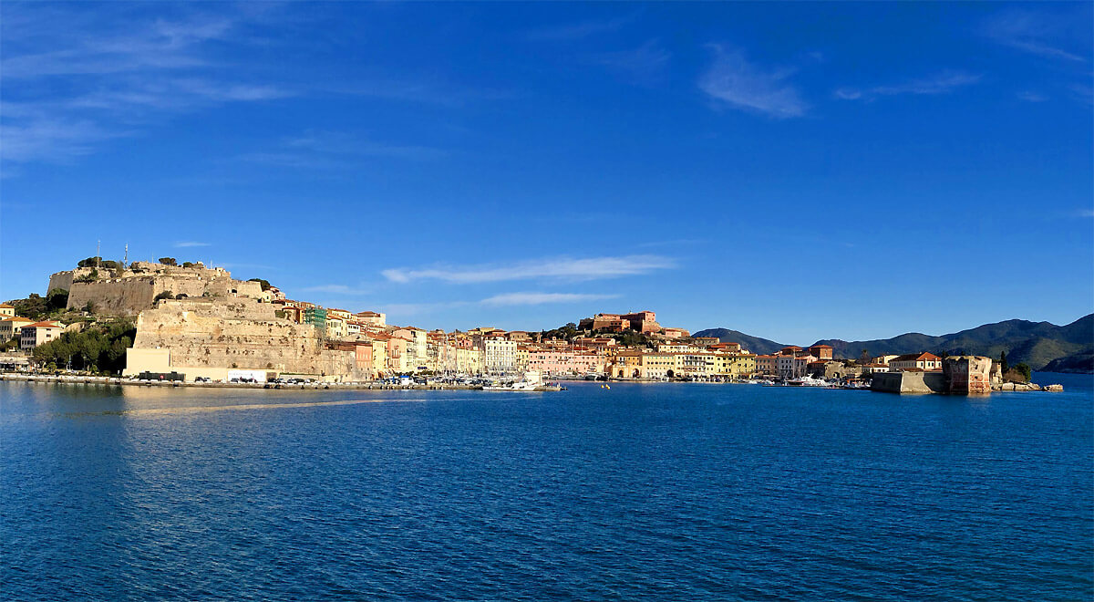 Dock and port of Portoferraio